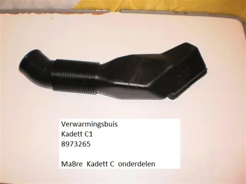 Verwarmingsbuis links Opel Kadett C1 8973265