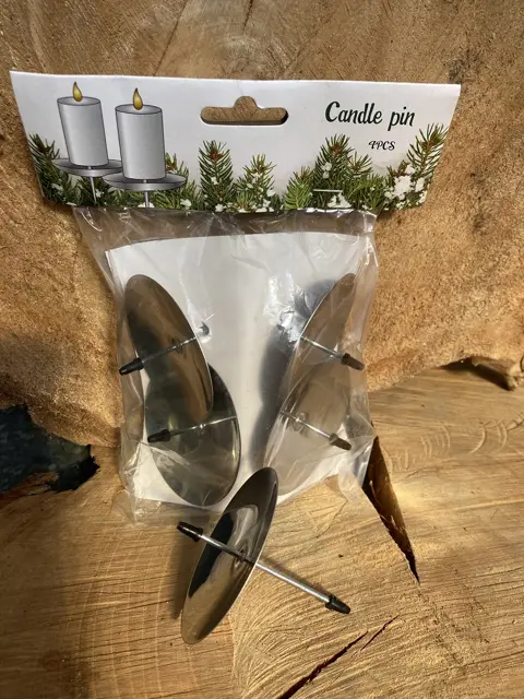 KAARSENSTEKER 7 CM IN OASE, STEEKSCHUIM VOOR BLOEMSTUK NIEUW