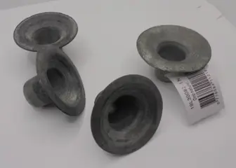 KANDELAAR HOUDER STOMP naturel 3 CM 2 stuks Nieuw