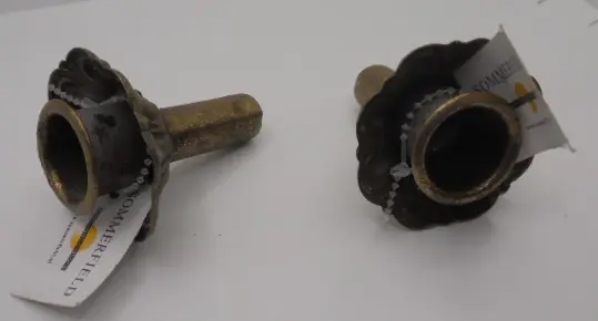 KANDELAAR HOUDER STOMP OLD BRONS 7 CM Nieuw