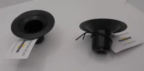 KANDELAAR HOUDER STOMP zwart 3 CM 2 stuks Nieuw