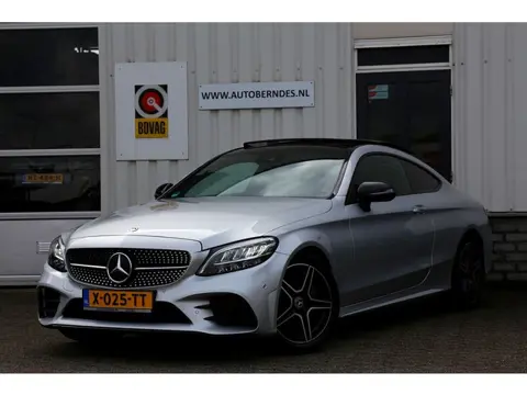 Mercedes-Benz C-Klasse Coupé 180 AMG 9-G Aut.*Perfect MB Onderh.*1ste Eig!*Pano/Sfeerverl./Virtual C