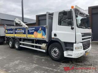 DAF FAN CF85.410 6x2 Euro 5 met verrijdbare 14.000 R2 Kennis kraan met stempels BS1013
