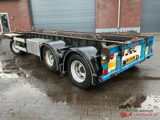 Ligthart 1018 BR 3 assige containeraanhanger, as nr.2 liftbaar. BS1549