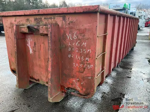 Container haakarm 20.5 m3 met deuren. BS1598