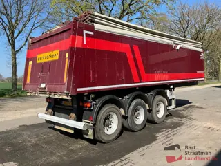 ATM OKA 17/27 3 assige trailer, geisoleerde aluminium kipper met afdekzeilen. BS1659
