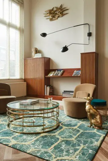 Vloerkleed Desso Art Deco 160x240cm gefestonneerd