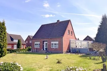 GRENSOBJECT. Ruime vrijst. woning, grote kavel, gelijkvloers