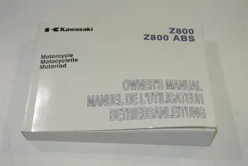 INSTRUCTIEBOEKJE Kawasaki Z 800 2013 - 2014