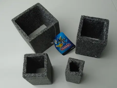 KUBUSSEN MINI DECORATIEVE 4 DLG SET NIEUW