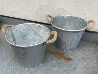 EMMER METAAL DIA 22 CM NIEUW