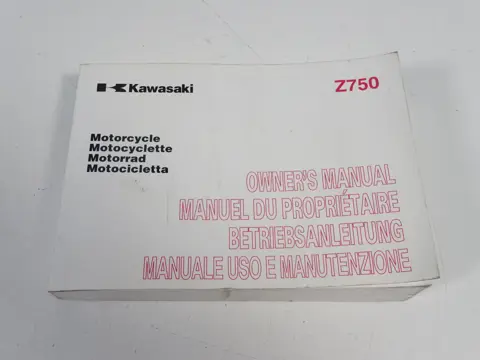 INSTRUCTIEBOEKJE Kawasaki Z 750 2004 - 2006