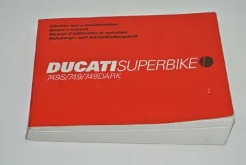 INSTRUCTIEBOEKJE Ducati 749 999 2002 - 2007