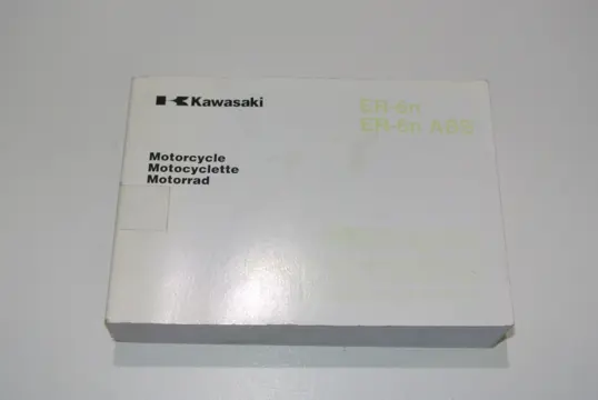 INSTRUCTIEBOEKJE Kawasaki ER 6 2005 - 2008