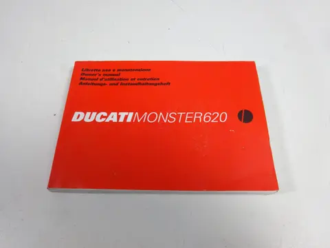 INSTRUCTIEBOEKJE Ducati monster 600 2002 - 2007