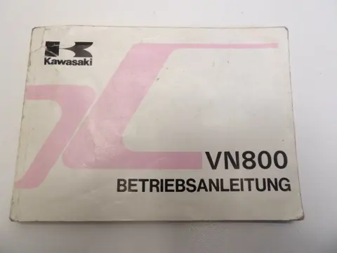 INSTRUCTIEBOEKJE Kawasaki VN 800 1995 - 2005