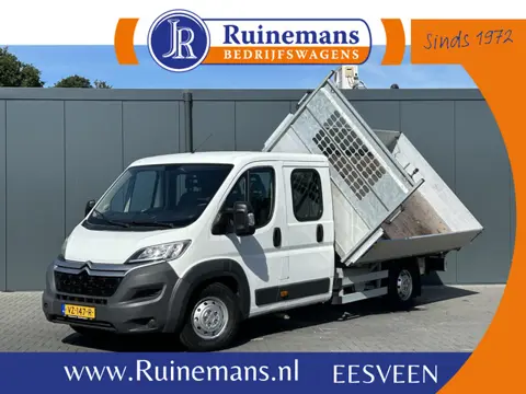 Citroën Jumper 35 2.2 HDI 150 PK L4 / 3 ZIJDIG KIPPER / 7-PERS DUBBELE CABINE / AIRCO / 1e EIG. / 3 