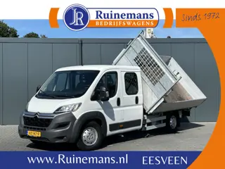 Citroën Jumper 35 2.2 HDI 150 PK L4 / 3 ZIJDIG KIPPER / 7-PERS DUBBELE CABINE / AIRCO / 1e EIG. / 3 