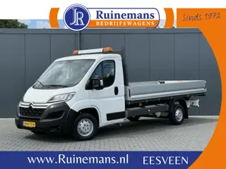 Citroën Jumper 2.2 BlueHDi 140 PK EURO 6 / L4 MAXI PICK UP / 4.20 LAADBAK / 1e EIG. / 2.5 TONS TREKH