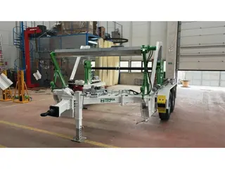Temha makine haspelwagen Cable trailer (bj 2024)
