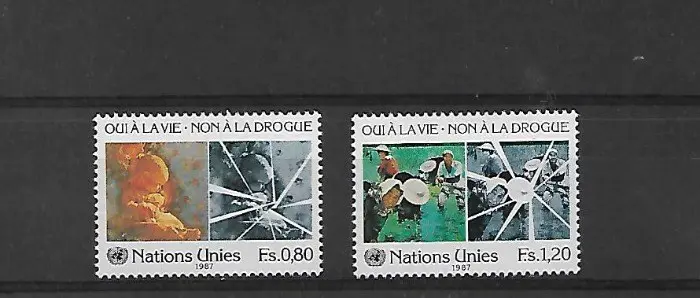 UNO-Geneve Michel nr. 156-57 Postfris