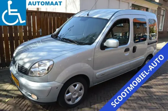 RENAULT KANGOO 1.6-16v  ROLSTOELAUTO  AUTOMAAT Ook geschikt voor (grote) scootmobiel