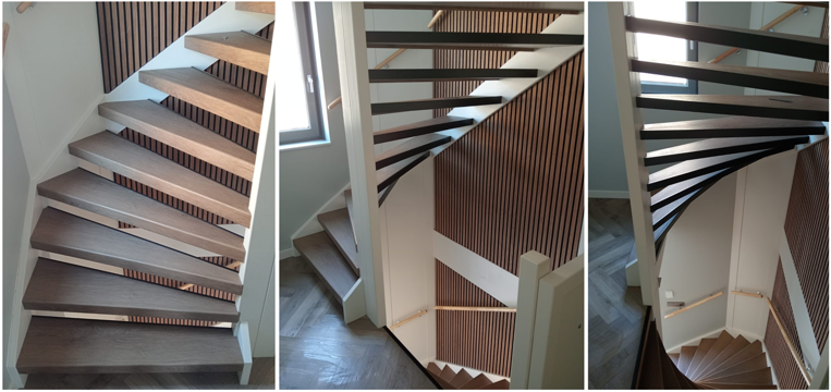 Een open trap rondom bekleden?