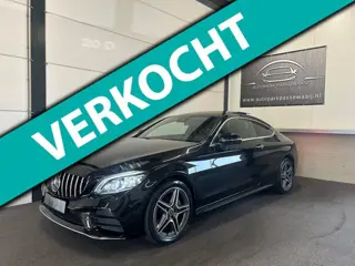 Mercedes-Benz C-klasse Coupé 180 AMG Pano, Cruise, Virtual Cockpit, Apple Carplay, Burmester, 360° C