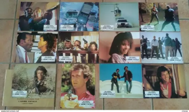 LETHAL WEAPON lobbycard set.