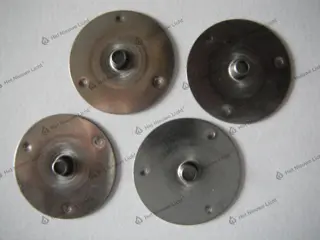 Kaarsen maken lont voetje groot 250st.