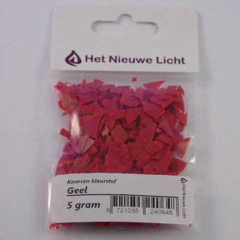 Kaarsen kleurstof Geel 5gr.