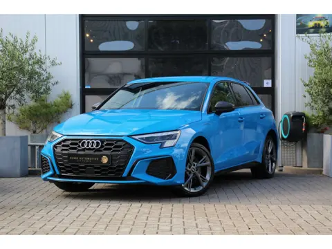 Audi A3 Sportback 45 TFSI e S-line - MATRIX - TURBO BLAUW - DAB - VIRTUAL COCKPIT PLUS - LEDER