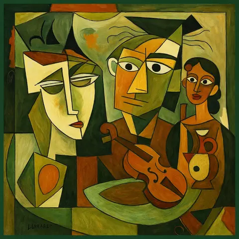 AI Kunstwerken op Plexiglas