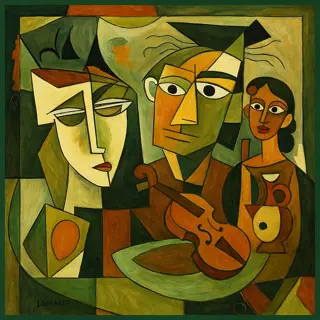 AI Kunstwerken op Plexiglas