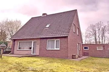 Grote vrijst. woning met garage, nabij NL grens