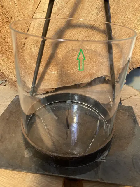 MUUR-LANTAARN METAAL GLASCILINDER NIEUW Prachtige grote lantaarn voor neer te zetten maar kan ook a