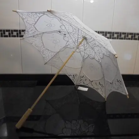 PARASOL KANT IVOOR GROOT DIA 62 CM KATOEN NIEUW