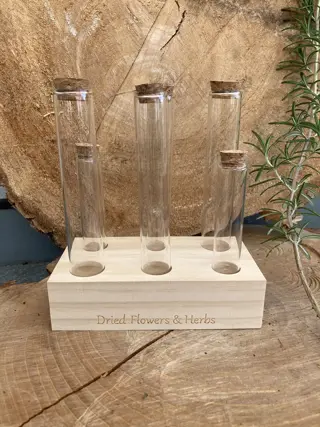 REAGEERBUSHOUDER VOOR BLOEMEN EN KRUIDEN NAT EN DROOG GROOT NIEUW