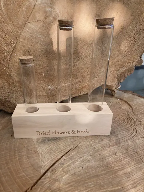 REAGEERBUSHOUDER VOOR BLOEMEN EN KRUIDEN NAT EN DROOG MIDDEL NIEUW