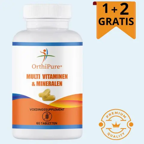 Multi Vitaminen & Mineralen 1+2 potjes Gratis á 60 tabletten