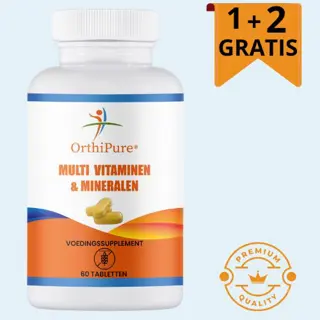 Multi Vitaminen & Mineralen 1+2 potjes Gratis á 60 tabletten