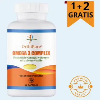 Omega 3 visolie 1+2 potjes Gratis á 60 capsules