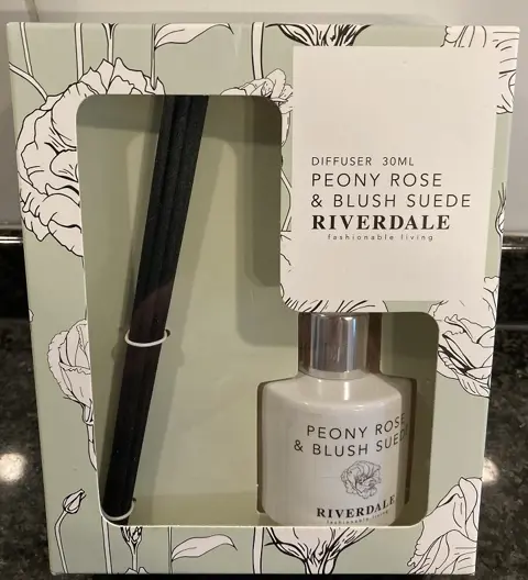 RIVERDALE GEURDIFFUSER 30 ML Peony rose & Blush suede NIEUW