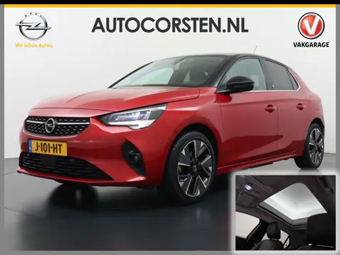 Opel CORSA-E 50kWh SOH 90% Leder Panoramadak 360°Camera Zwart Dak Navi Ecc Apple Carplay Android Aut