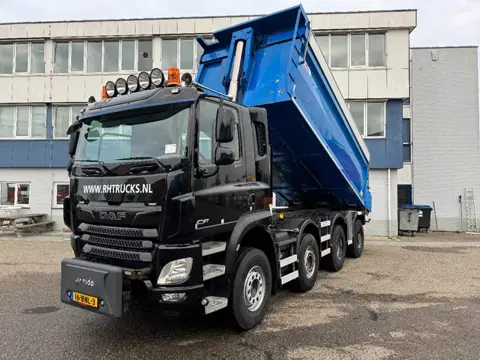 DAF CF 530 8X4 - FULL STEEL SUSP. - BIG AXLES + HYVA TIPPER