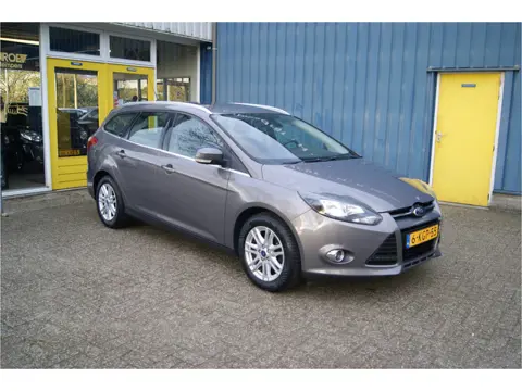 Ford FOCUS Wagon 1.0i EcoBoost Titanium, 125 pk!!!, Airco/ECC, Navi, Nieuwe APK!!!