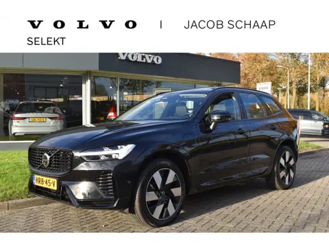 Volvo XC60 T6 AWD 350PK Plug-in Hybrid Ultra Dark | Trekhaak | Leer | H&K | ACC | Thuislader | 360 C