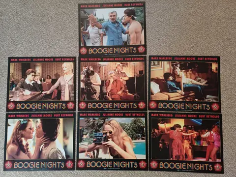 BOOGIE NIGHTS NED. lobbycard set.