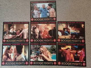 BOOGIE NIGHTS NED. lobbycard set.