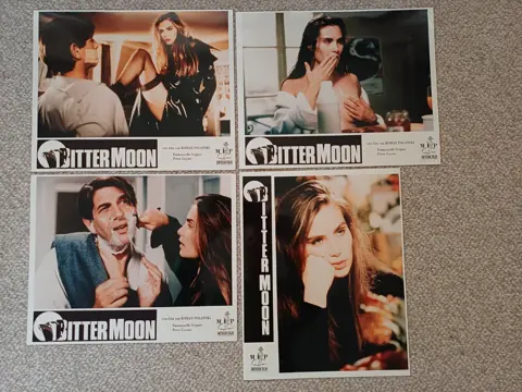 BITTER MOON lobbycard set.